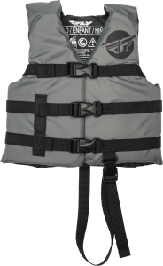 Fly Racing Child Flotation Vest Grey/black