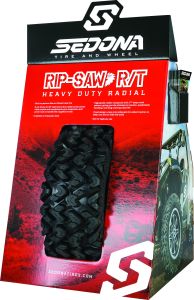 Sedona Tire Display Sedona Rip-saw Corrugated