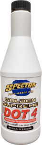 Spectro Dot 4 Golden Brake Fluid 12 Oz