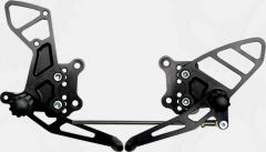 Vortex Adjustable Complete Rearset  Black