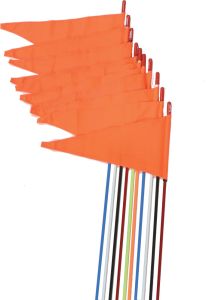 Firestik Strobestik Safety Flags Assorted 10/pk