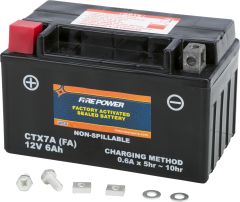 Fire Power Battery Ctx7a Sealed Factory Activated