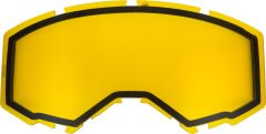 Fly Racing Dual Lens W/o Vents Adult Yellow