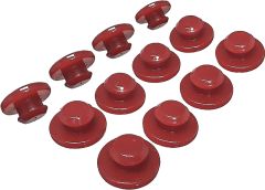 Energy Susp. Seat Grommet Kit Red Polaris