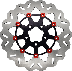 Galfer Rotor 11.8" Floating Wave Rr Black/red Buttons