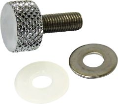 Harddrive Knurled Seat Knob 1/4-28 Chrome