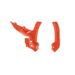 Acerbis X-grip Frame Guard Ktm Orange/orange