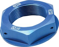 Works Steering Stem Nut (blue)