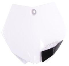 Acerbis Front Number Plate White