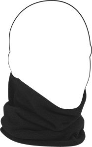 Zan Neck Warmer Microfleece Black