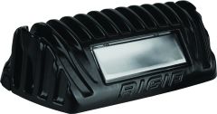 Rigid Dc Scene 1"x2" Light Black W/white Leds