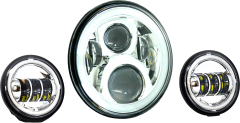 Letric Lighting Co 7" Led Hdlgt Kit Christini Halo W/ Mnt Adapter