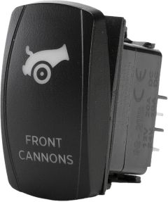 Flip Front Cannons Dash Switch Pro Series Backlit  Acid Concrete