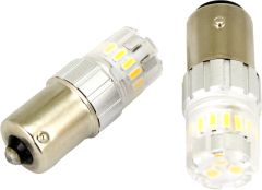 Cyron Led Bulb 1156 Amber Pair 6w/bulb Smd Omni Directional