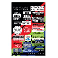 D-cor Decal Sheet Moto Talk 2 4 Mil