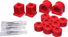 Energy Susp. Sway Bar Bush Kit Front/rear Red Polaris