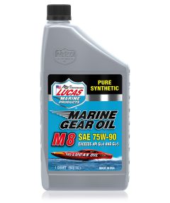 Lucas Marine Gear Oil Pure Synthetic M8 1qt