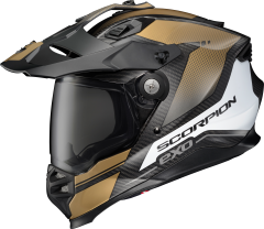 Scorpion Exo Xt9000 Carbon Full-face Helmet Trailhead Matte Gold Md