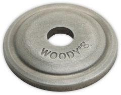 Woodys Digger Support Plate Round Alum. 6/pk