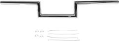 Harddrive Z-bar One Inch Dimpled 4 Inch Chrome