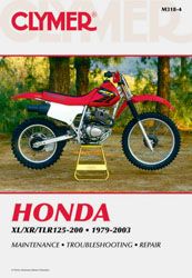 Clymer Repair Manual Honda Xl/xr125-200