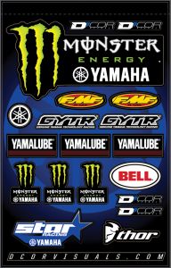 D-cor Star Monster Decal Sheet