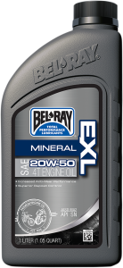 Bel-ray Exl Mineral 4t Engine Oil 20w-50 1l