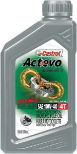 Castrol Act>evo 4t Synthetic Blend 10w40 1 Qt