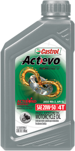 Castrol Act>evo 4t Synthetic Blend 20w50 1 Qt