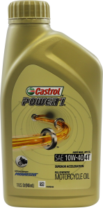 Castrol Power 1 4t Synthetic 10w40 1qt