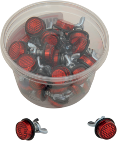 Chris Products Mini-reflectors Red 40/pk