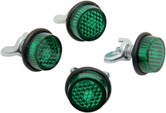 Chris Products Mini-reflectors Green 4/pk