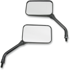 Emgo Deluxe Gp Mirrors/pr- Short For All 10mm Mounts & Yamaha