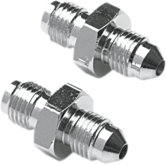 Goodridge Jic To -3 Tube Adapter Pair 3/8-24 Male Chrome 3/8"