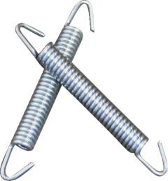 Helix Exhaust Springs Zinc 70mm