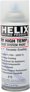 Helix Very High Temp Exhaust System Paint Satin Clean 11oz