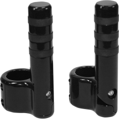 Lindby Clamp-on Pegs Blk W/ Wide O Ring For 1 1/2" Bar