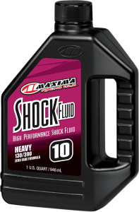 Maxima Shock Fluid Heavy 1qt  Alpine White