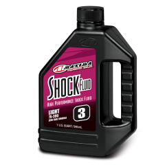 Maxima Shock Fluid Light 1qt  Alpine White