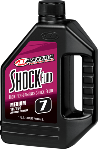 Maxima Shock Fluid Medium 1qt  Alpine White