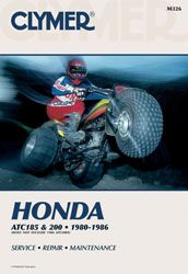 Clymer Repair Manual Honda Atc 185-200