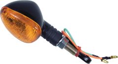 Fire Power Oval Marker Light Front Black