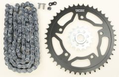 Vortex Sprocket/chain Kit Stl/stl 15/45t Sil Sx3 520-114l Blk