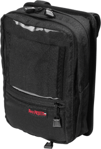 Moto Pockets Utility Bar Bag Black 7.5x10.5x3