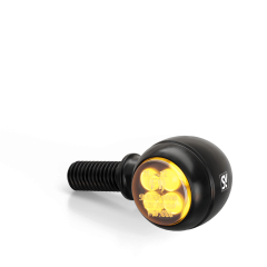 Shin Yo Circula-s Led Turn Signal Pair Black  Acid Concrete