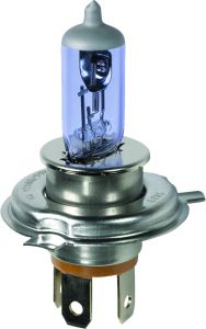 Piaa H4 Xtreme White Plus Halogen Bulbs 60/55w=110/100w 2/pk