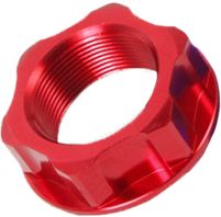 Zeta Steering Stem Nut & Bolt Red M24x32-p1.0 H12