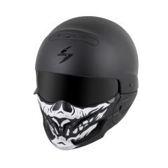 Scorpion Exo Covert Face Mask Skull Black/white