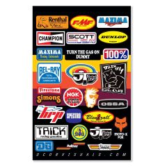 D-cor Decal Sheet Throwback Mx 12mil