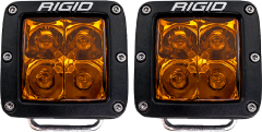 Rigid D-series Spot Amber Pro Pair  Acid Concrete